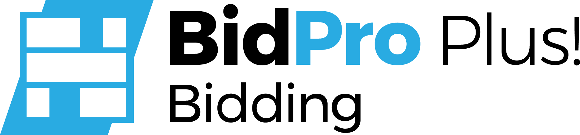 BidPro Plus! Bidding logo